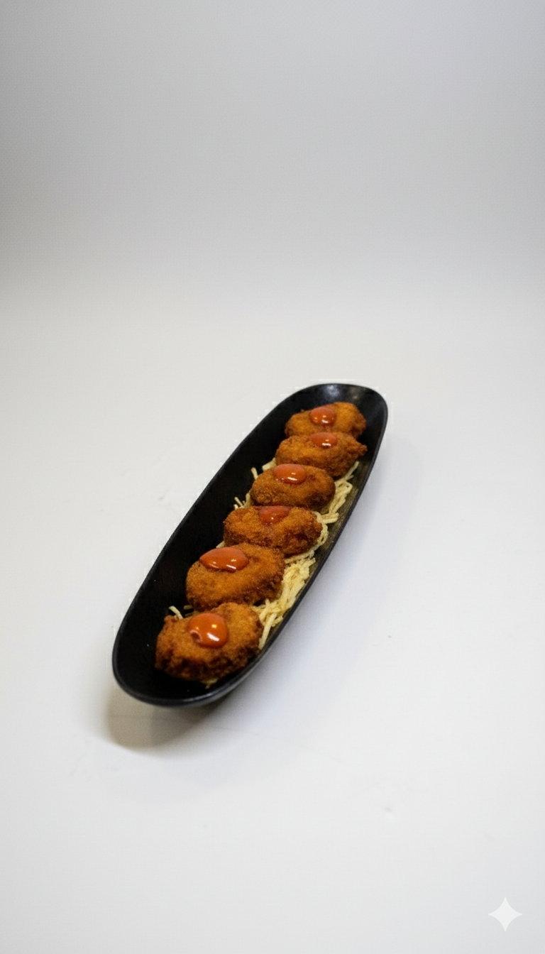 Croquetas pulled lork